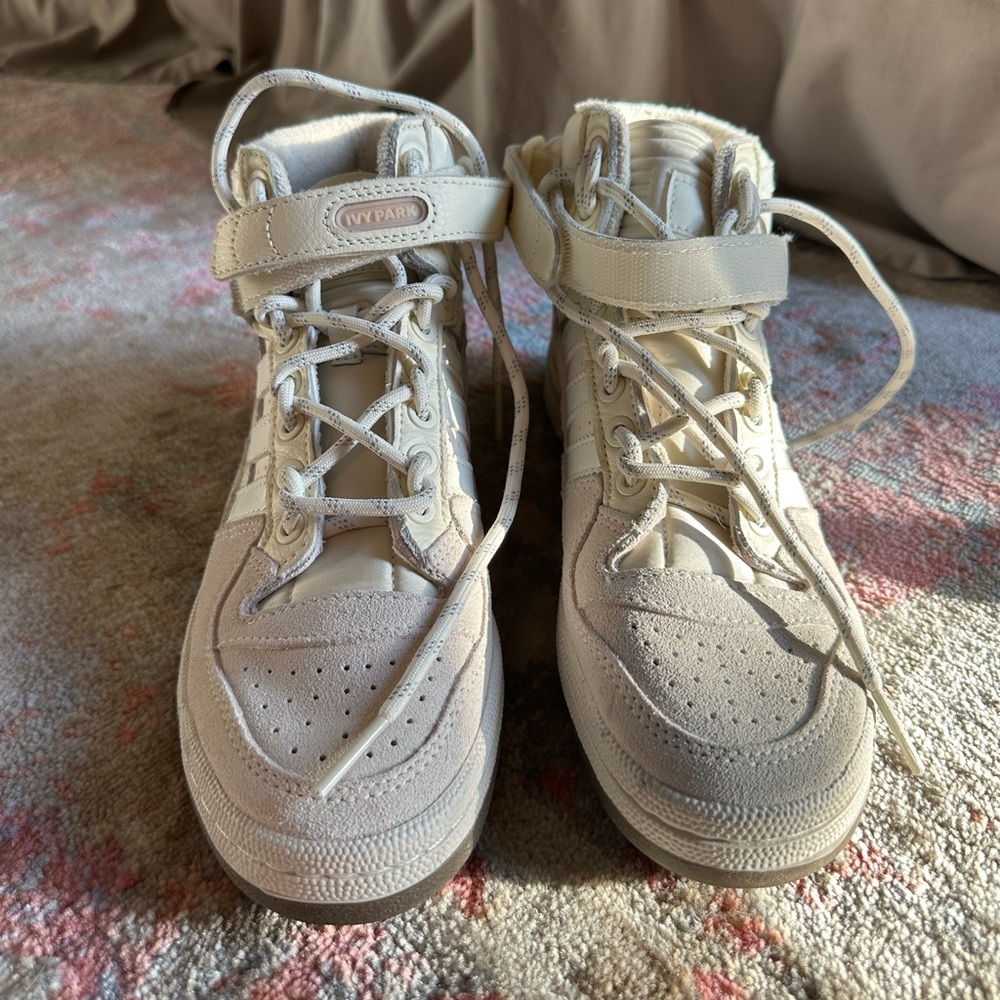 • Adidas Ivy Park High Top Sneakers •